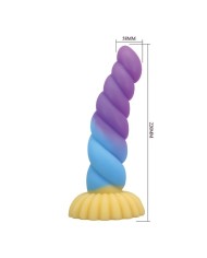 POWER MONSTERS UNICORN DILDO TRICOLOR 22 CM O 5 CM