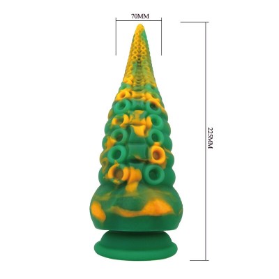 POWER MONSTERS ABYSSAL COLOSSUS DILDO BICOLOR 225 CM O 6 CM