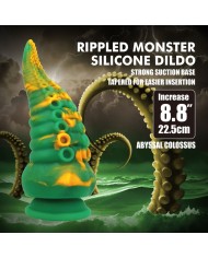 POWER MONSTERS ABYSSAL COLOSSUS DILDO BICOLOR 225 CM O 6 CM