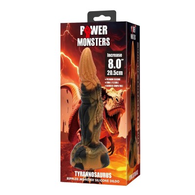 POWER MONSTERS TYRANNOSAURUS DILDO BICOLOR 205 CM O 5 CM