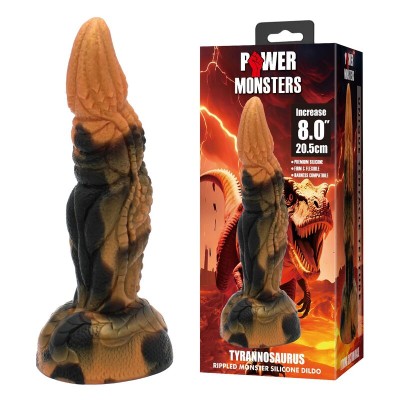 POWER MONSTERS TYRANNOSAURUS DILDO BICOLOR 205 CM O 5 CM