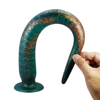 POWER MONSTERS WILDWYRM TAIL DILDO BICOLOR 47 CM O 4 CM