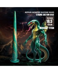 POWER MONSTERS WILDWYRM TAIL DILDO BICOLOR 47 CM O 4 CM