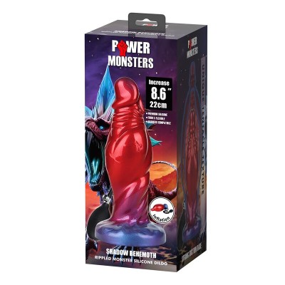POWER MONSTERS SHADOW BEHEMOTH DILDO HINCHABLE FANTASIA BICOLOR 22 CM O 5 CM