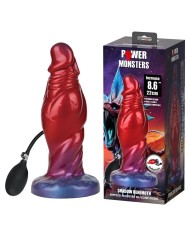 POWER MONSTERS SHADOW BEHEMOTH DILDO HINCHABLE FANTASIA BICOLOR 22 CM O 5 CM