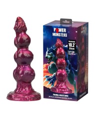 POWER MONSTERS PRIMAL BEASTLORD DILDO FANTASIA ROSA TRANSLUCIDO 26 CM O 5 CM