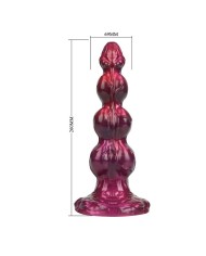 POWER MONSTERS PRIMAL BEASTLORD DILDO FANTASIA ROSA TRANSLUCIDO 26 CM O 5 CM