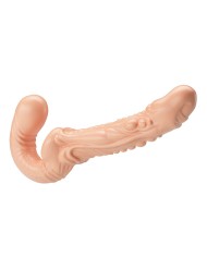 BAILE EMMA STRAP ON DOBLE PENETRACION TEXTURIZADO NATURAL