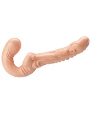 BAILE EMMA STRAP ON DOBLE PENETRACION TEXTURIZADO NATURAL