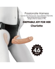 BAILE CHARLOTTE ARNES HOLLOW STRAP ON DOBLE PENETRACION NATURAL