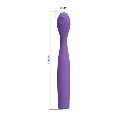 PRETTY LOVE HENRY VIBRADOR FLEXIBLE PARA PUNTO G MORADO
