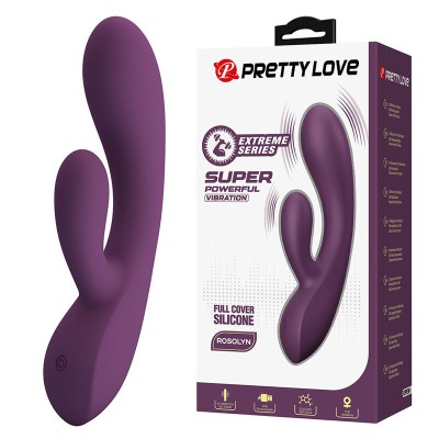 PRETTY LOVE ROSOLYN VIBRADOR RABBIT RECARGABLE 10 FUNCIONES