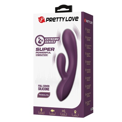 PRETTY LOVE ROSOLYN VIBRADOR RABBIT RECARGABLE 10 FUNCIONES