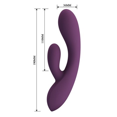 PRETTY LOVE ROSOLYN VIBRADOR RABBIT RECARGABLE 10 FUNCIONES