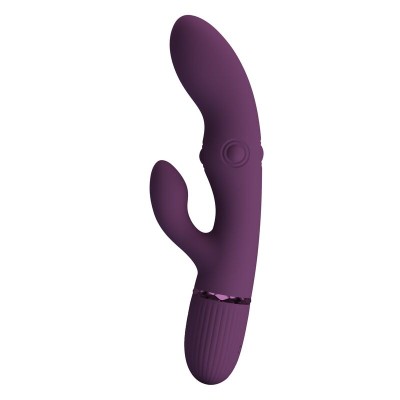 PRETTY LOVE ZACH VIBRADOR RABBIT RECARGABLE CON EMPUJE 55 FUNCIONES