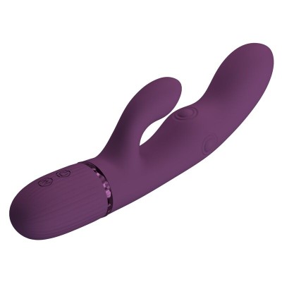 PRETTY LOVE ZACH VIBRADOR RABBIT RECARGABLE CON EMPUJE 55 FUNCIONES