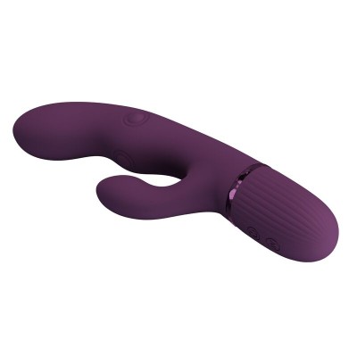 PRETTY LOVE ZACH VIBRADOR RABBIT RECARGABLE CON EMPUJE 55 FUNCIONES