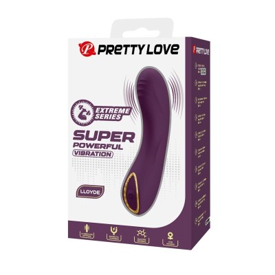 PRETTY LOVE LLOYDE VIBRADOR RECARGABLE 10 FUNCIONES MORADO