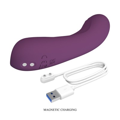 PRETTY LOVE LLOYDE VIBRADOR RECARGABLE 10 FUNCIONES MORADO