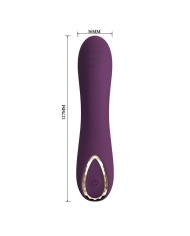 PRETTY LOVE LLOYDE VIBRADOR RECARGABLE 10 FUNCIONES MORADO