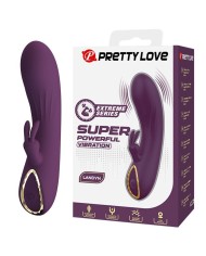 PRETTY LOVE LANDYN VIBRADOR RABBIT RECARGABLE 10 FUNCIONES MORADO
