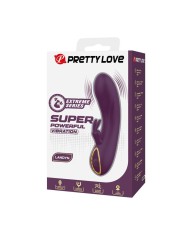 PRETTY LOVE LANDYN VIBRADOR RABBIT RECARGABLE 10 FUNCIONES MORADO