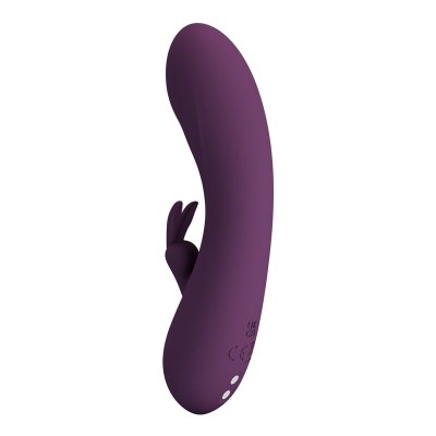 PRETTY LOVE LANDYN VIBRADOR RABBIT RECARGABLE 10 FUNCIONES MORADO