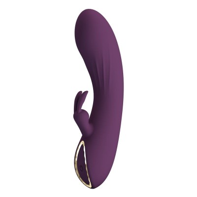PRETTY LOVE LANDYN VIBRADOR RABBIT RECARGABLE 10 FUNCIONES MORADO