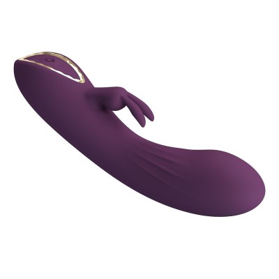 PRETTY LOVE LANDYN VIBRADOR RABBIT RECARGABLE 10 FUNCIONES MORADO