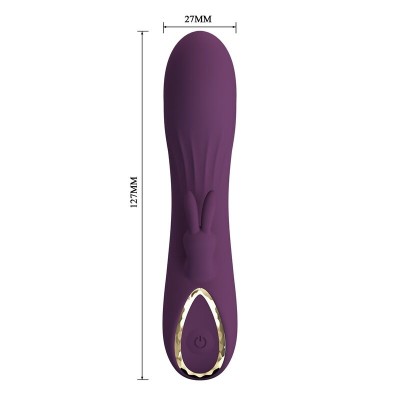 PRETTY LOVE LANDYN VIBRADOR RABBIT RECARGABLE 10 FUNCIONES MORADO