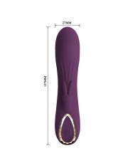 PRETTY LOVE LANDYN VIBRADOR RABBIT RECARGABLE 10 FUNCIONES MORADO