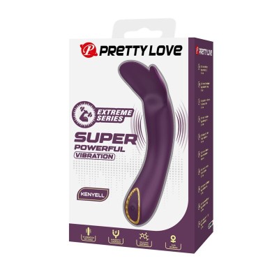 PRETTY LOVE KENYELL VIBRADOR RECARGABLE 10 FUNCIONES MORADO