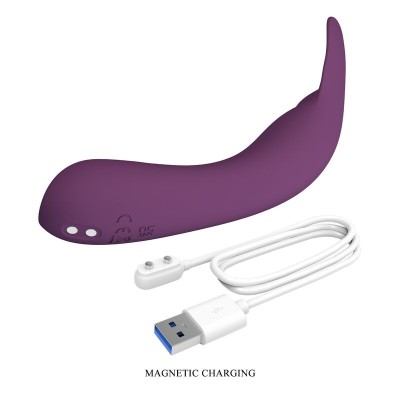 PRETTY LOVE KENYELL VIBRADOR RECARGABLE 10 FUNCIONES MORADO