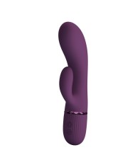 PRETTY LOVE MARGIE VIBRADOR RABBIT RECARGABLE 10 FUNCIONES MORADO