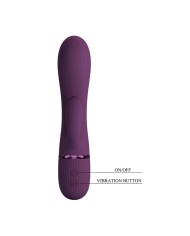 PRETTY LOVE MARGIE VIBRADOR RABBIT RECARGABLE 10 FUNCIONES MORADO