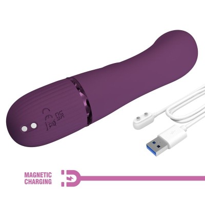 PRETTY LOVE MARGIE VIBRADOR RABBIT RECARGABLE 10 FUNCIONES MORADO