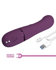 PRETTY LOVE MARGIE VIBRADOR RABBIT RECARGABLE 10 FUNCIONES MORADO