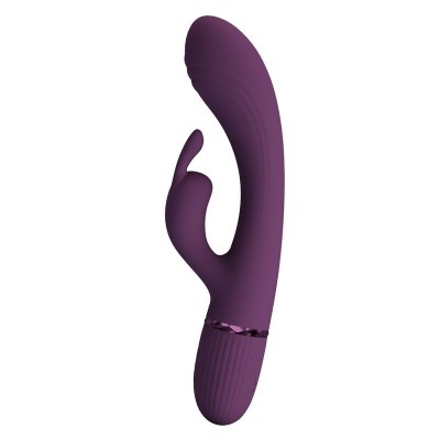 PRETTY LOVE ROCCO VIBRADOR RABBIT RECARGABLE 10 FUNCIONES MORADO