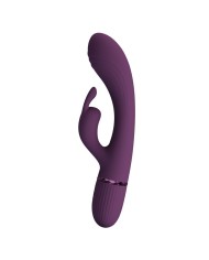 PRETTY LOVE ROCCO VIBRADOR RABBIT RECARGABLE 10 FUNCIONES MORADO