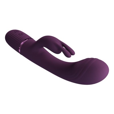 PRETTY LOVE ROCCO VIBRADOR RABBIT RECARGABLE 10 FUNCIONES MORADO