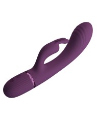 PRETTY LOVE ROCCO VIBRADOR RABBIT RECARGABLE 10 FUNCIONES MORADO