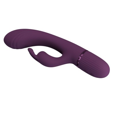 PRETTY LOVE ROCCO VIBRADOR RABBIT RECARGABLE 10 FUNCIONES MORADO