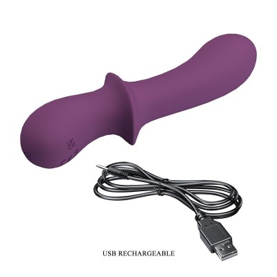 PRETTY LOVE ABIGAIL VIBRADOR RECARGABLE 10 FUNCIONES MORADO