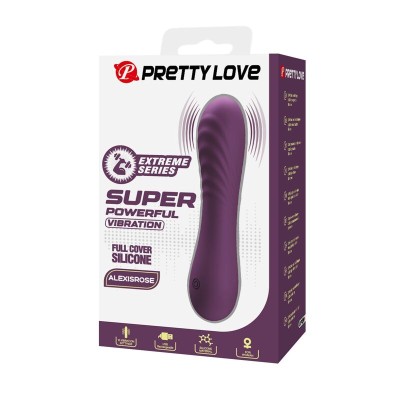 PRETTY LOVE ALEXISROSE VIBRADOR RECARGABLE 10 FUNCIONES MORADO