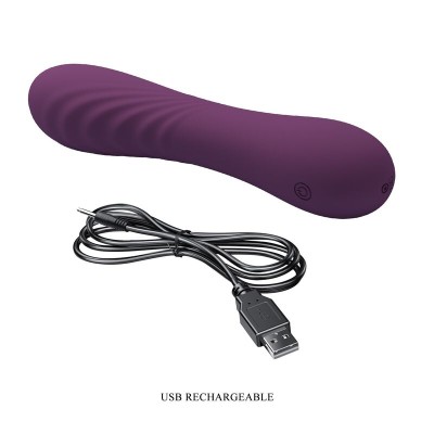 PRETTY LOVE ALEXISROSE VIBRADOR RECARGABLE 10 FUNCIONES MORADO