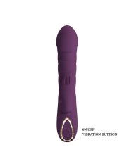 PRETTY LOVE HARPER VIBRADOR RABBIT RECARGABLE 10 FUNCIONES MORADO