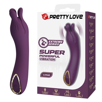 PRETTY LOVE LUNAO VIBRADOR RECARGABLE 10 FUNCIONES MORADO