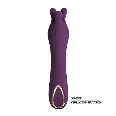 PRETTY LOVE LUNAO VIBRADOR RECARGABLE 10 FUNCIONES MORADO
