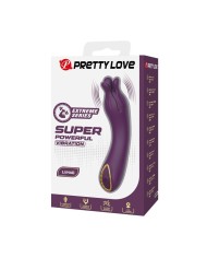 PRETTY LOVE LUNAO VIBRADOR RECARGABLE 10 FUNCIONES MORADO