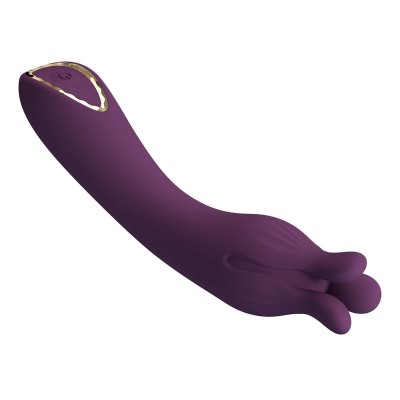 PRETTY LOVE LUNAO VIBRADOR RECARGABLE 10 FUNCIONES MORADO